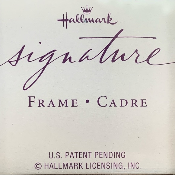 Copper Metal Frosted Glass Picture Frame Mini 2.25 Inch Photo Hallmark NWOT - Picture 10 of 11